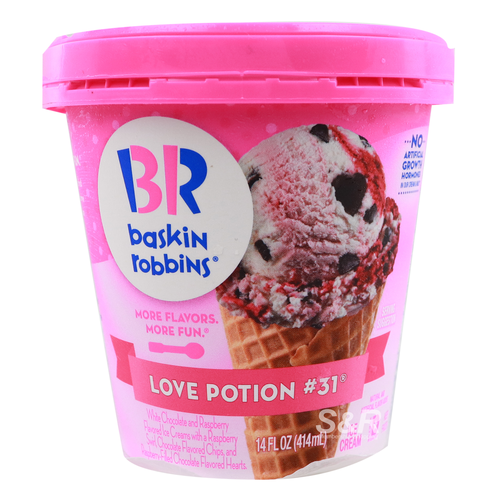Baskin Robbins Ice Cream Love Potion #31 Flavor 414mL Baskin Robbins Ice Cream Love Potion #31 Flavor 414mL